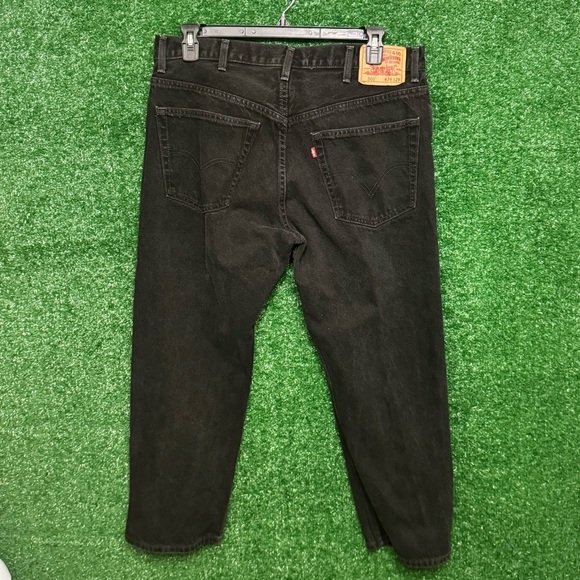 Levi's Black Straight Jeans Classic Style - Picture 3 of 4